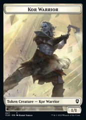Kor Warrior // Shapeshifter (023) Double-sided Token [Commander Legends: Battle for Baldur's Gate Tokens] | Card Citadel