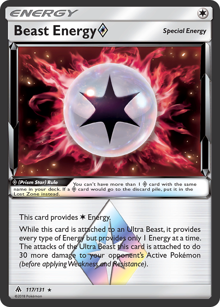 Beast Energy (117/131) (Prism Star) [Sun & Moon: Forbidden Light] | Card Citadel