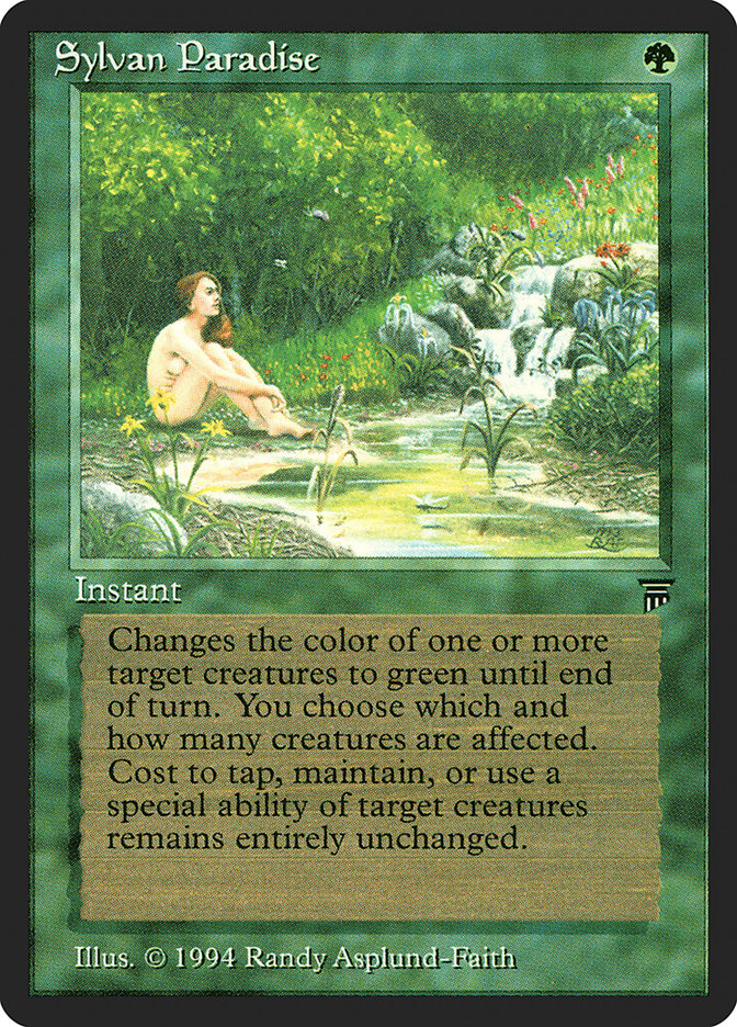 Sylvan Paradise [Legends] | Card Citadel