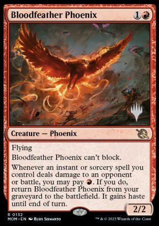 Bloodfeather Phoenix (Promo Pack) [March of the Machine Promos] | Card Citadel