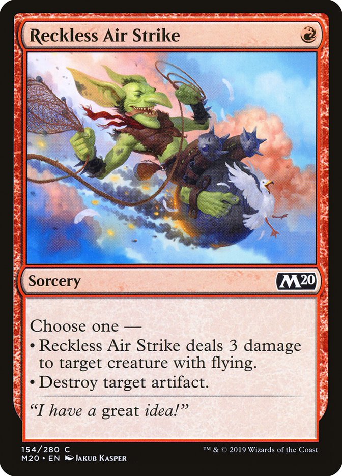 Reckless Air Strike [Core Set 2020] | Card Citadel