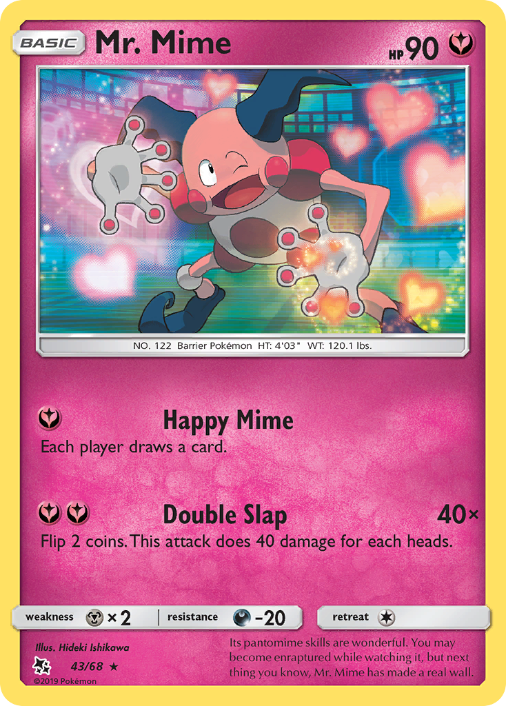 Mr. Mime (43/68) [Sun & Moon: Hidden Fates] | Card Citadel