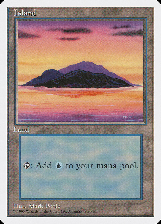 Island (Dark Clouds, Signature on Bottom Right) [Introductory Two-Player Set] | Card Citadel