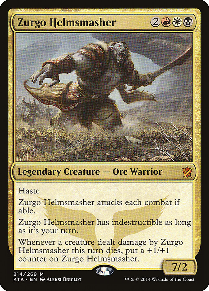 Zurgo Helmsmasher [Khans of Tarkir] | Card Citadel
