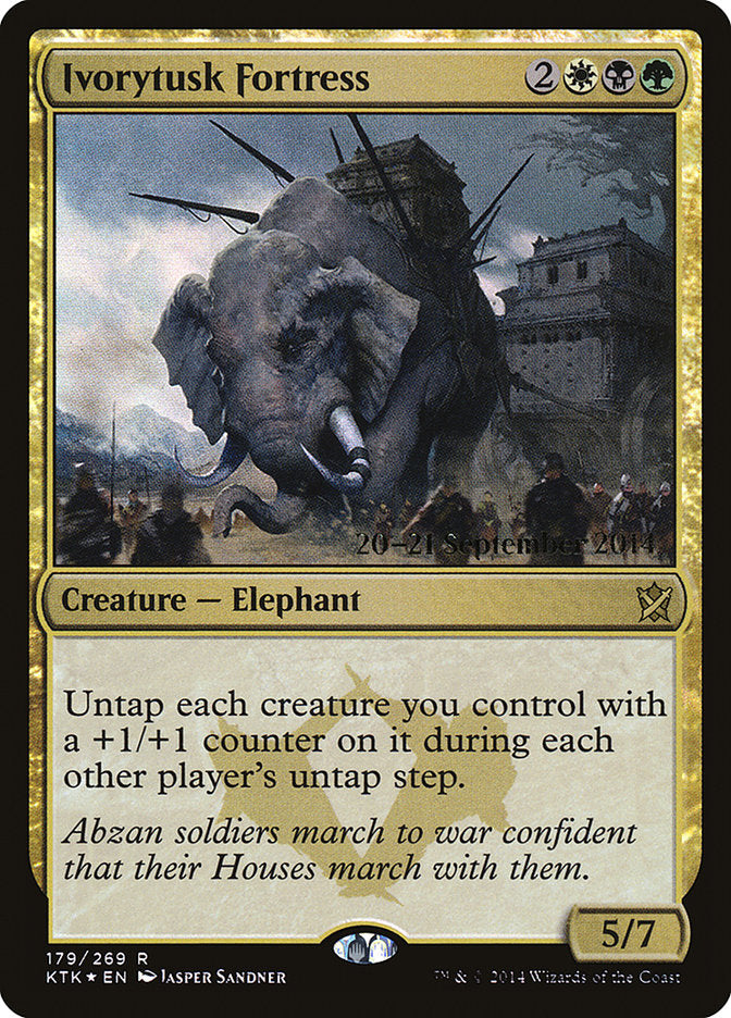 Ivorytusk Fortress [Khans of Tarkir Promos] | Card Citadel