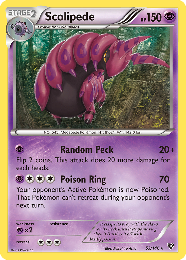 Scolipede (53/146) [XY: Base Set] | Card Citadel