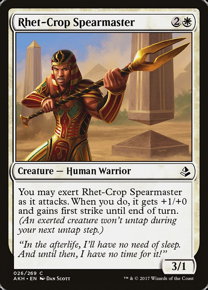 Rhet-Crop Spearmaster [Amonkhet] | Card Citadel