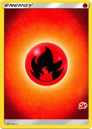 Fire Energy (Charizard Stamp #35) [Battle Academy 2020] | Card Citadel