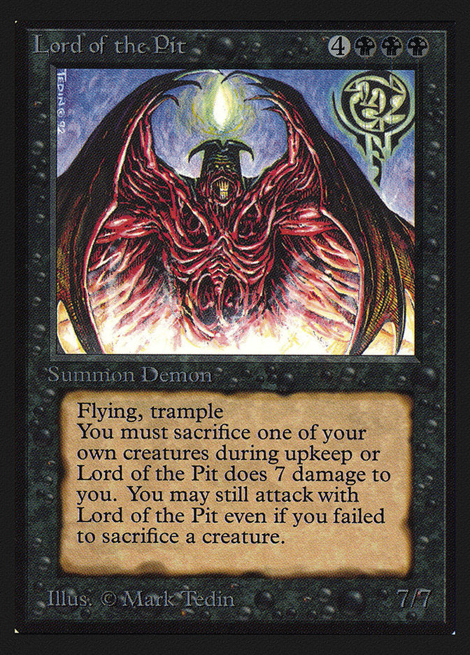 Lord of the Pit (IE) [Intl. Collectors’ Edition] | Card Citadel