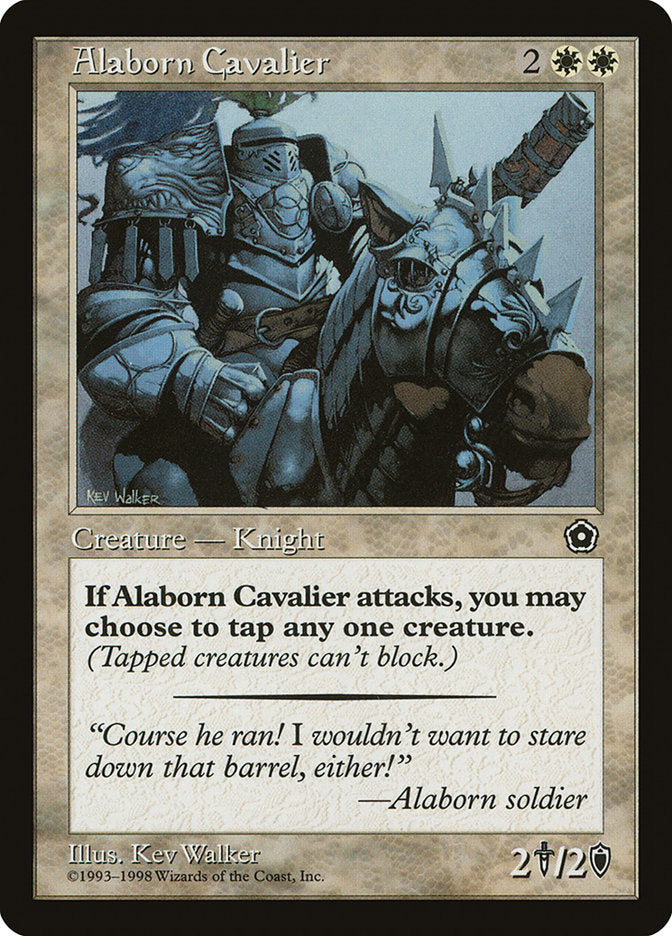 Alaborn Cavalier [Portal Second Age] | Card Citadel