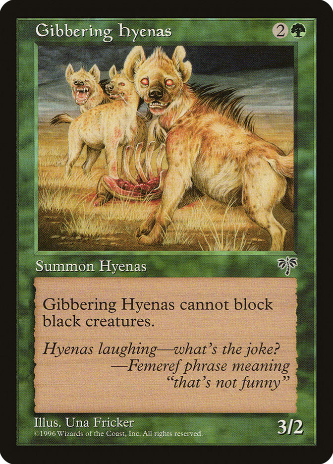 Gibbering Hyenas [Mirage] | Card Citadel