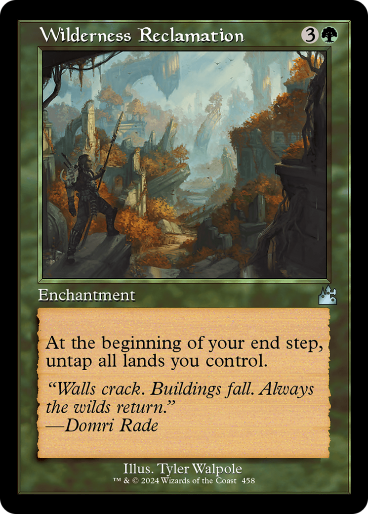 Wilderness Reclamation [Ravnica Remastered] | Card Citadel