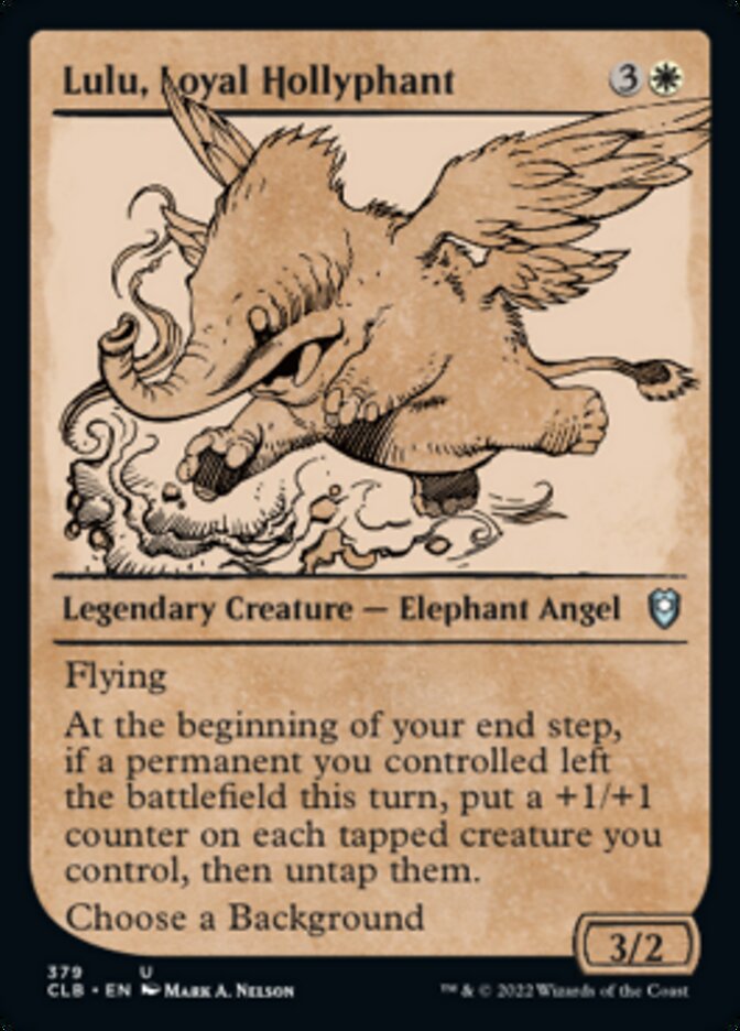 Lulu, Loyal Hollyphant (Showcase) [Commander Legends: Battle for Baldur's Gate] | Card Citadel