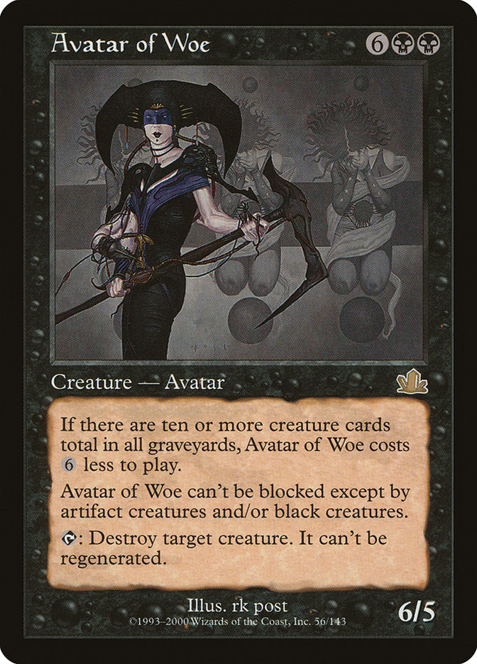 Avatar of Woe [Prophecy] | Card Citadel