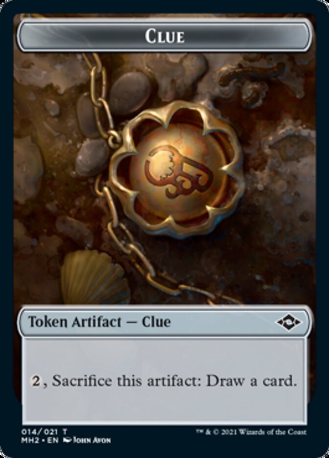 Clue Token (#14) // Goblin Token [Modern Horizons 2 Tokens] | Card Citadel