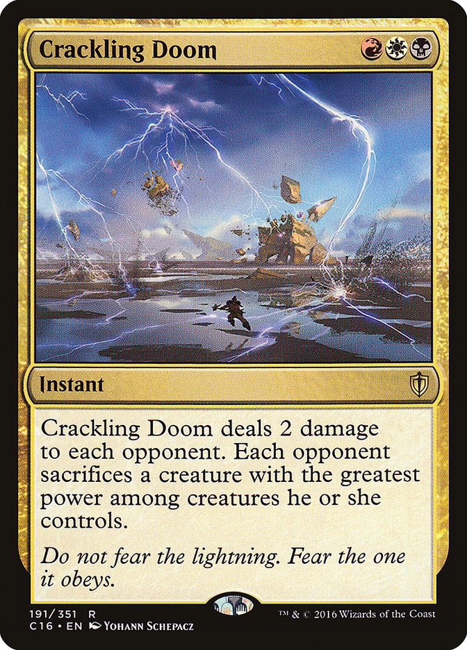 Crackling Doom [Commander 2016] | Card Citadel