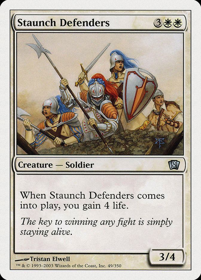 Staunch Defenders [Eighth Edition] | Card Citadel