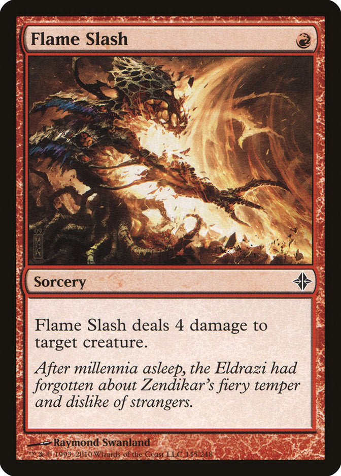Flame Slash [Rise of the Eldrazi] | Card Citadel