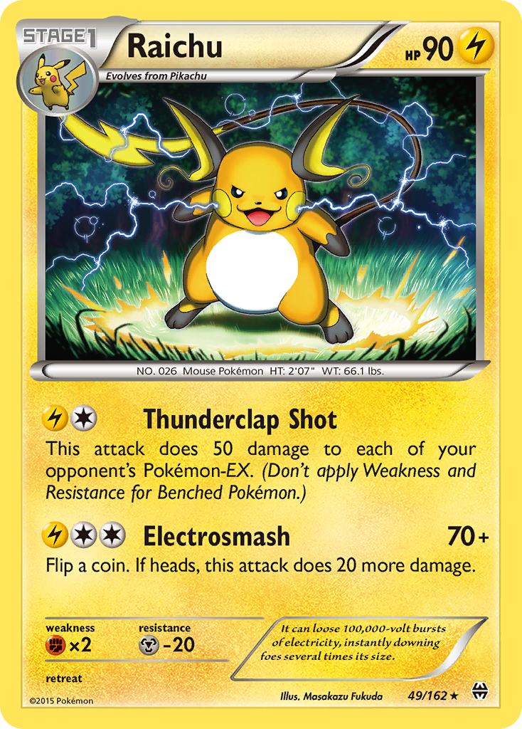 Raichu (49/162) [XY: BREAKthrough] | Card Citadel