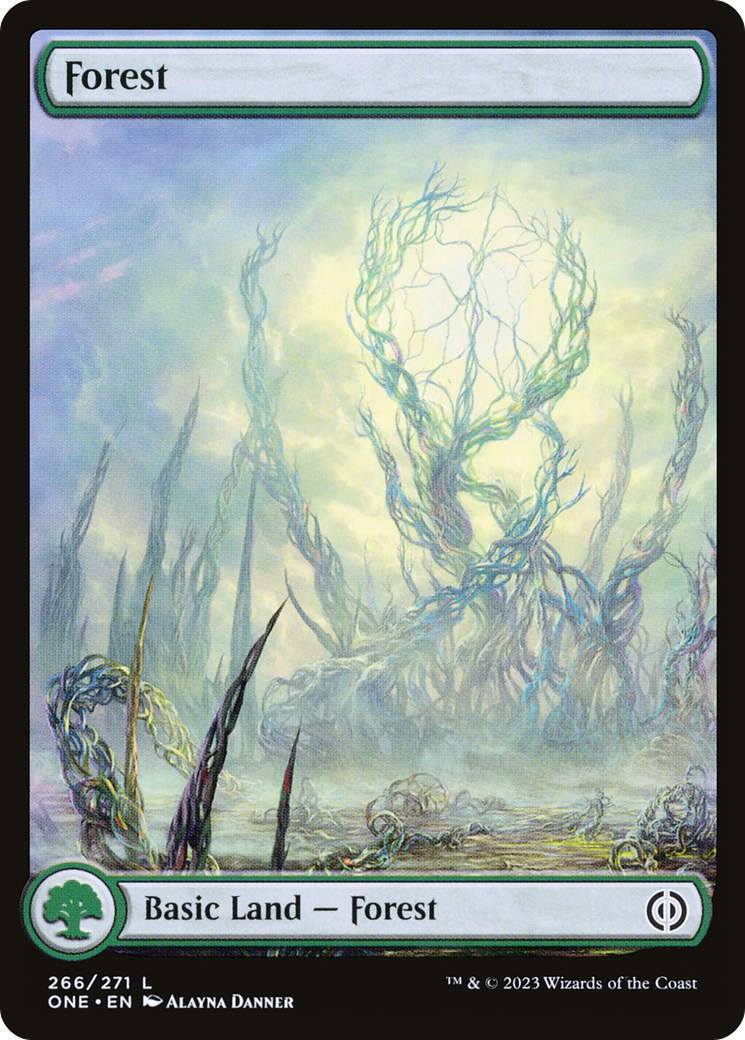 Forest (266) (Full-Art) [Phyrexia: All Will Be One] | Card Citadel