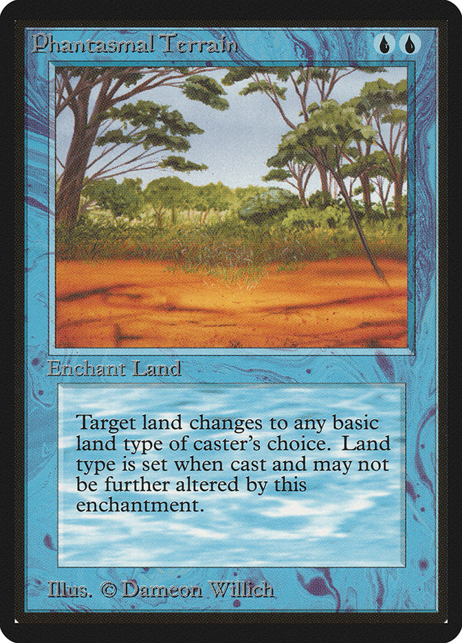 Phantasmal Terrain [Limited Edition Beta] | Card Citadel
