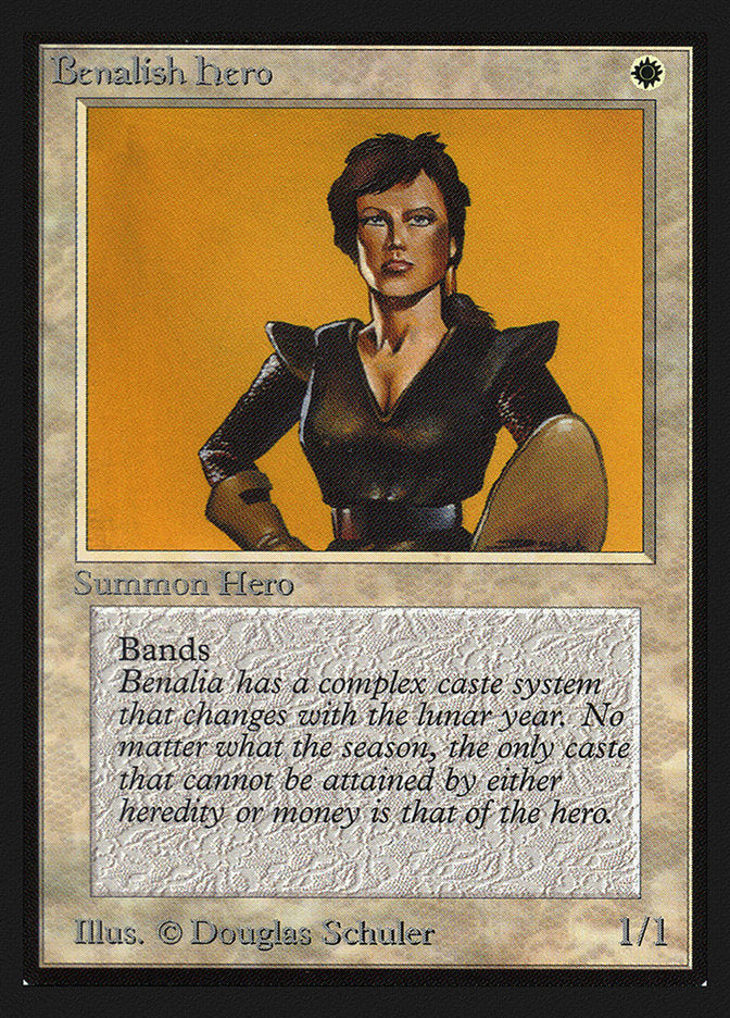 Benalish Hero (IE) [Intl. Collectors’ Edition] | Card Citadel