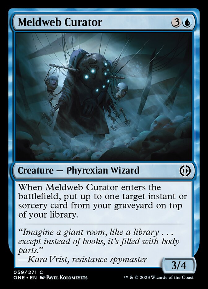 Meldweb Curator [Phyrexia: All Will Be One] | Card Citadel