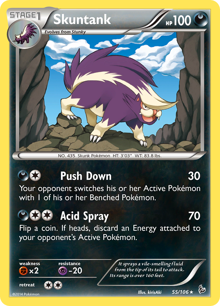 Skuntank (55/106) [XY: Flashfire] | Card Citadel