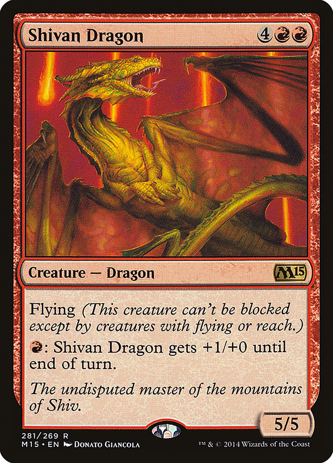 Shivan Dragon [Magic 2015] | Card Citadel