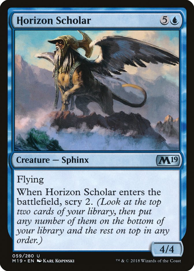 Horizon Scholar [Core Set 2019] | Card Citadel