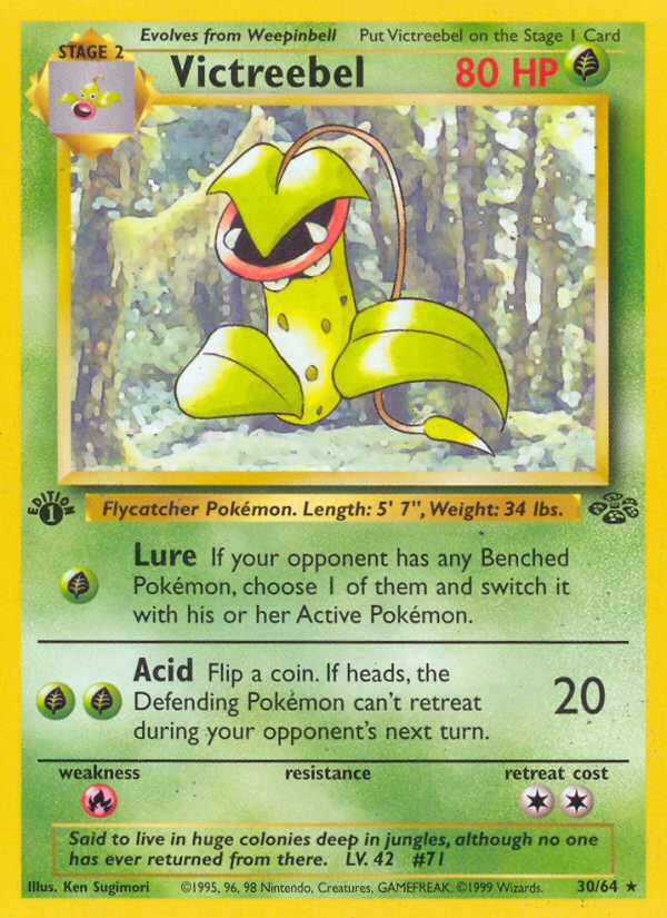 Victreebel (30/64) [Jungle 1st Edition] | Card Citadel