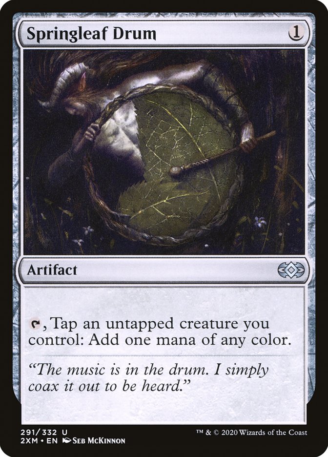 Springleaf Drum [Double Masters] | Card Citadel