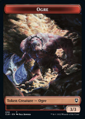 Boar // Ogre Double-sided Token [Commander Legends: Battle for Baldur's Gate Tokens] | Card Citadel
