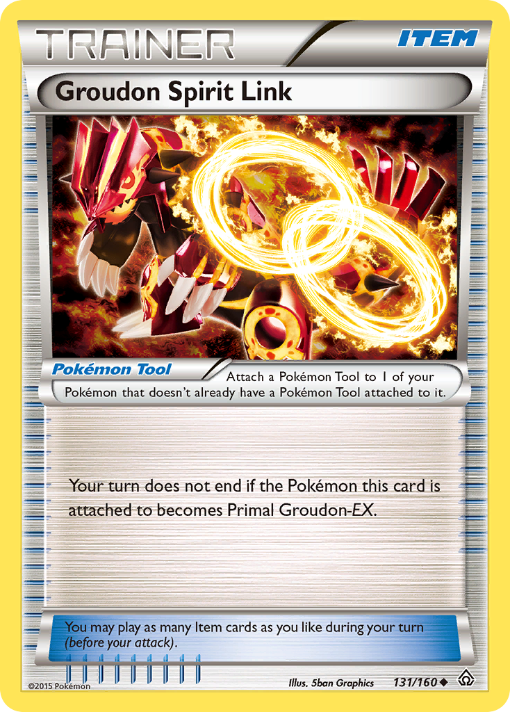 Groudon Spirit Link (131/160) [XY: Primal Clash] | Card Citadel