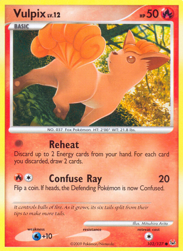 Vulpix (102/127) [Platinum: Base Set] | Card Citadel