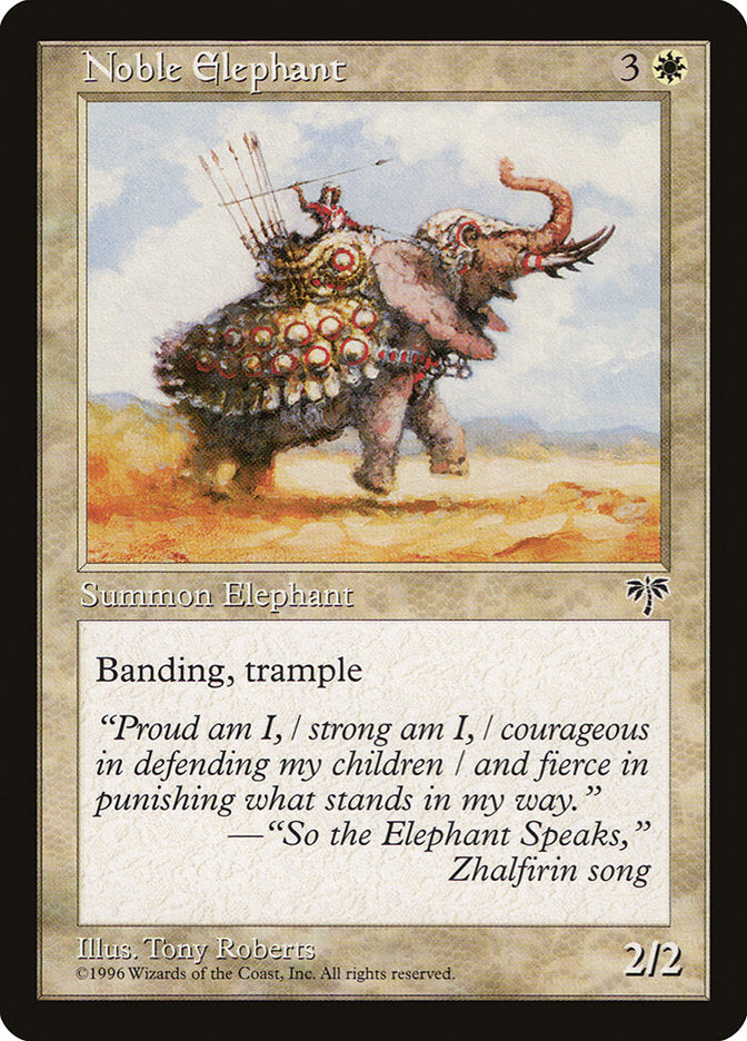 Noble Elephant [Mirage] | Card Citadel