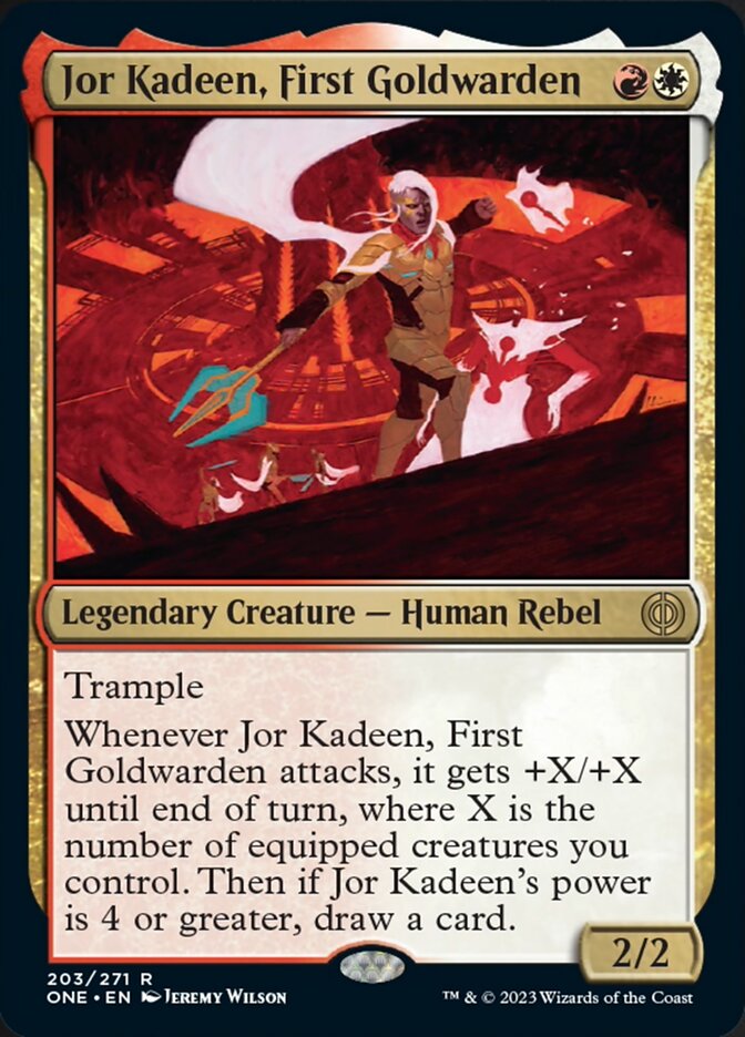 Jor Kadeen, First Goldwarden [Phyrexia: All Will Be One] | Card Citadel