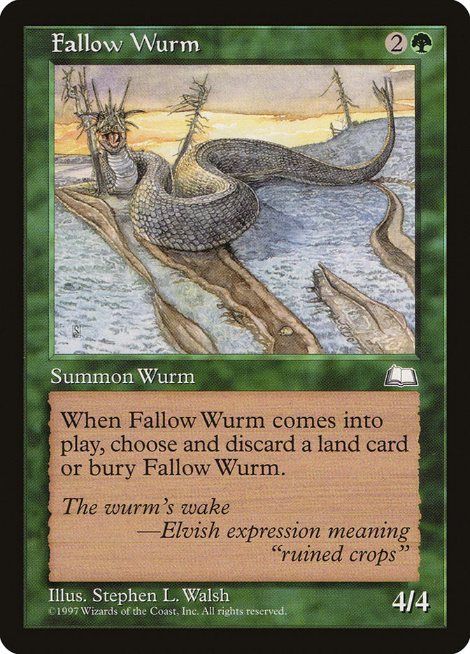 Fallow Wurm [Weatherlight] | Card Citadel