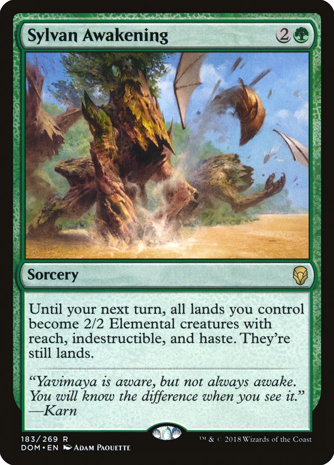 Sylvan Awakening [Dominaria] | Card Citadel