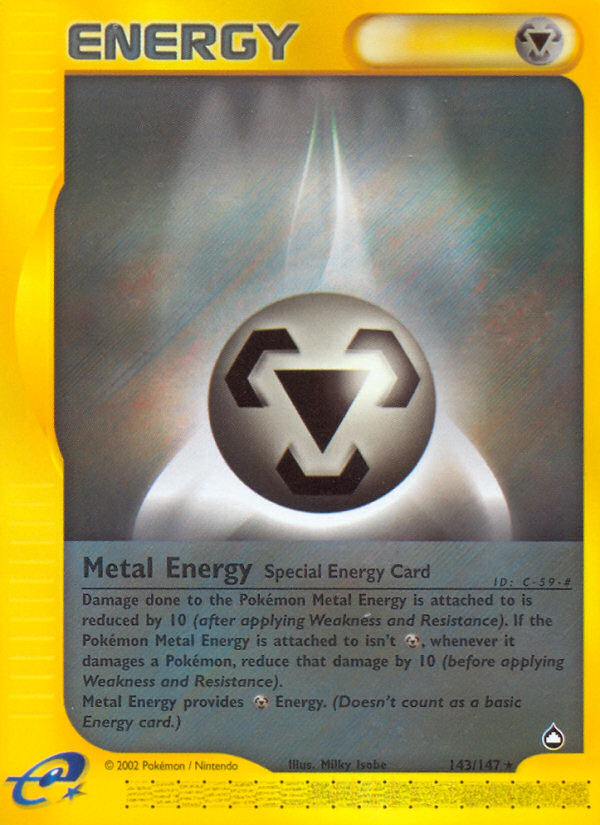 Metal Energy (143/147) [Aquapolis] | Card Citadel