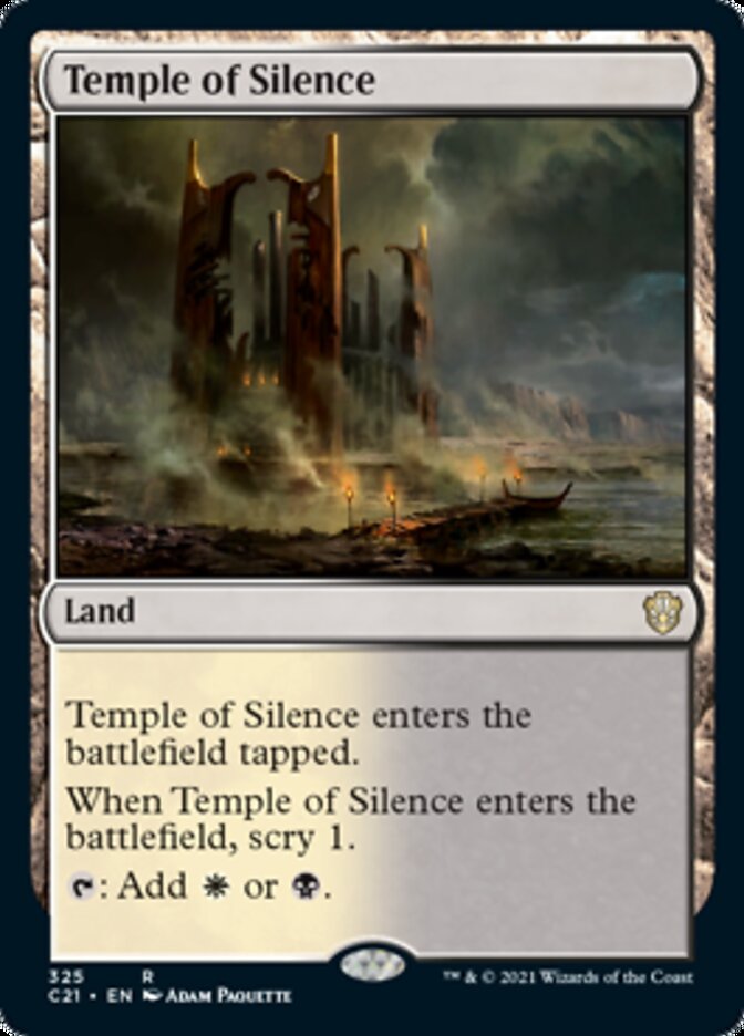 Temple of Silence [Commander 2021] | Card Citadel