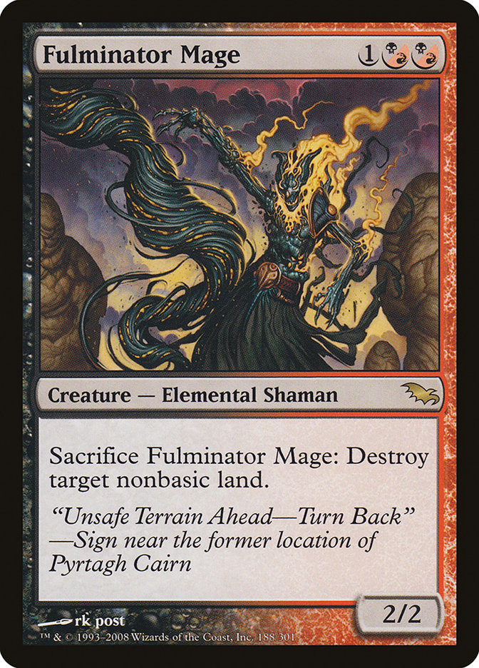 Fulminator Mage [Shadowmoor] | Card Citadel