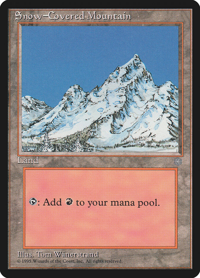 Snow-Covered Mountain [Ice Age] | Card Citadel