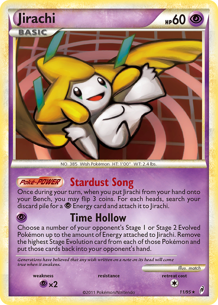 Jirachi (11/95) [HeartGold & SoulSilver: Call of Legends] | Card Citadel