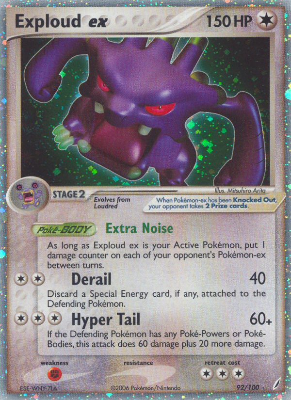 Exploud ex (92/100) [EX: Crystal Guardians] | Card Citadel