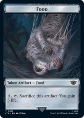 Food (11) // Human Soldier (02) Double-Sided Token [The Lord of the Rings: Tales of Middle-Earth Tokens] | Card Citadel