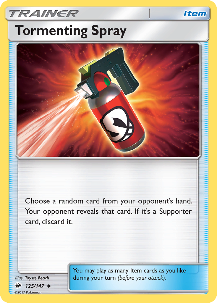 Tormenting Spray (125/147) [Sun & Moon: Burning Shadows] | Card Citadel