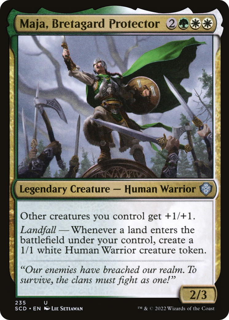 Maja, Bretagard Protector [Starter Commander Decks] | Card Citadel