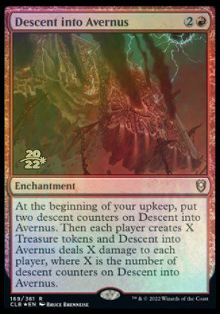 Descent into Avernus [Commander Legends: Battle for Baldur's Gate Prerelease Promos] | Card Citadel