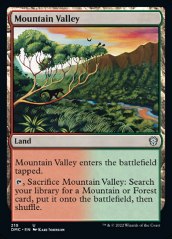 Mountain Valley [Dominaria United Commander] | Card Citadel